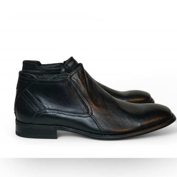 Etto Ballini Other - Etto Ballini Men's Leather Boots (Size 12, Black Napa) | Brand New